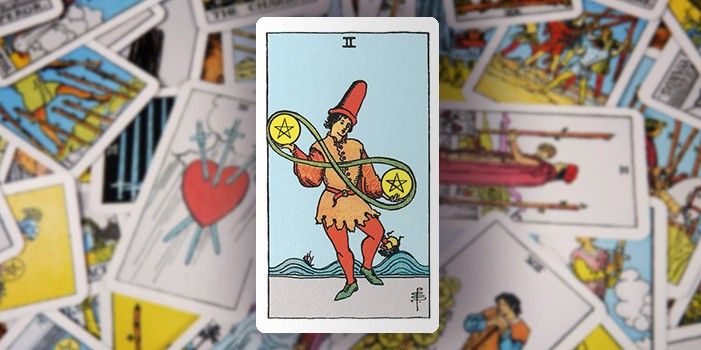 Tarot - Zwei der Münzen